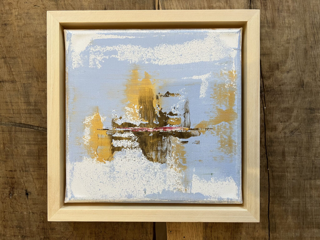 MARILÉ 2025 I, II, III, abstraktes Gemälde aus der Serie Marilé von Anselm Homey